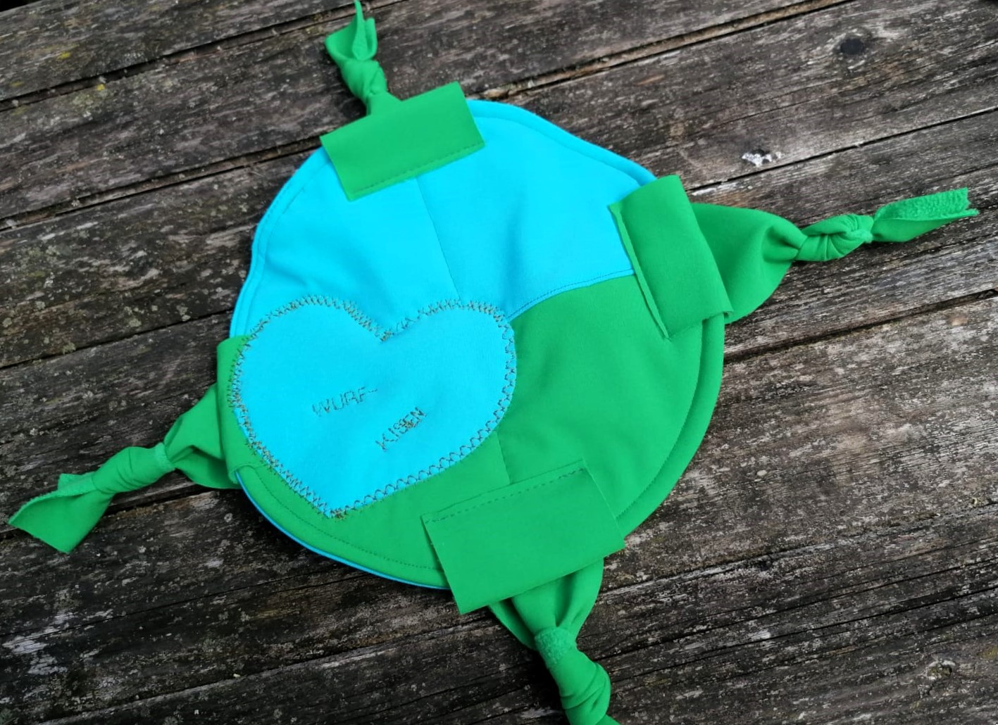 Hunde-Frisbee, Teilanfertigung Nr. 1